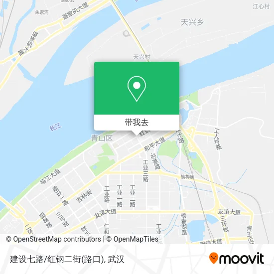 建设七路/红钢二街(路口)地图