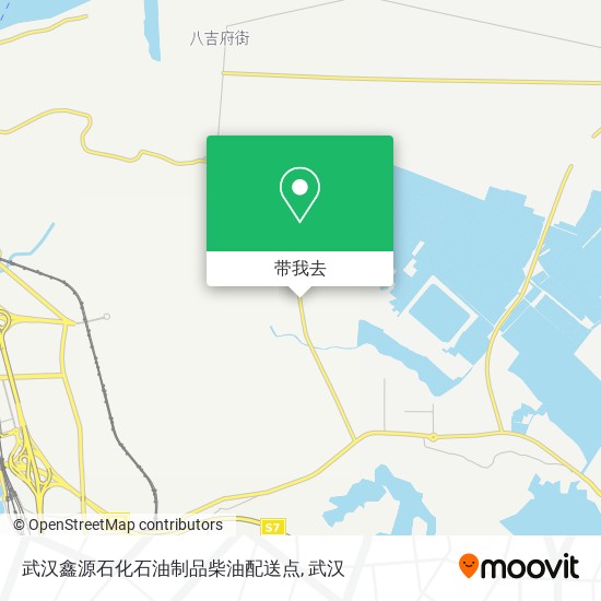 武汉鑫源石化石油制品柴油配送点地图