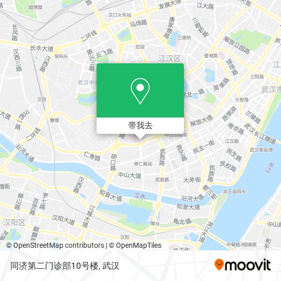 同济第二门诊部10号楼地图