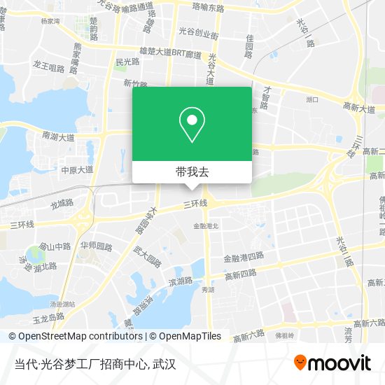 当代·光谷梦工厂招商中心地图