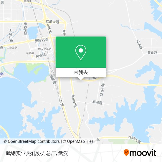 武钢实业热轧协力总厂地图