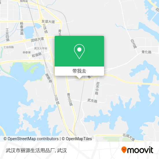 武汉市丽源生活用品厂地图