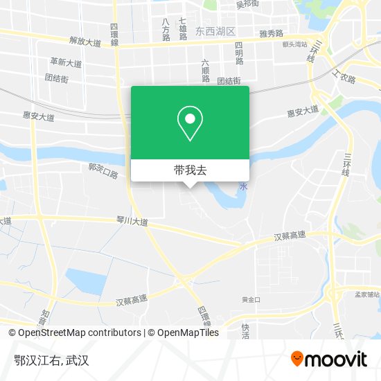 鄂汉江右地图