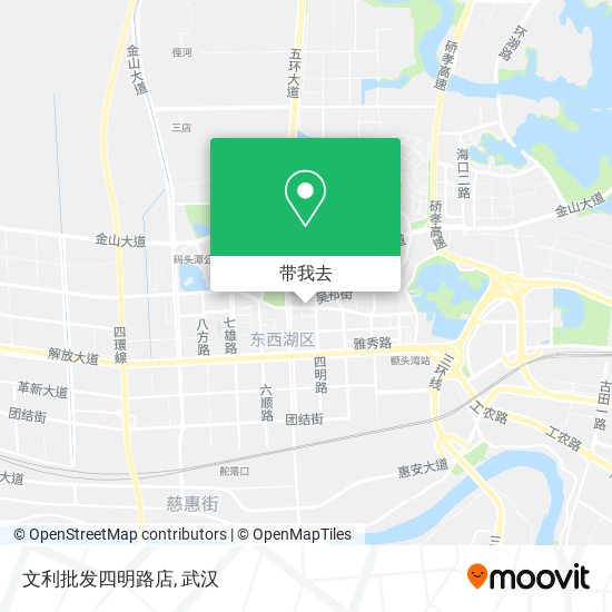 文利批发四明路店地图