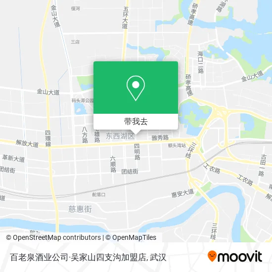 百老泉酒业公司·吴家山四支沟加盟店地图