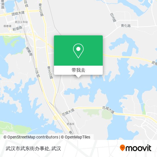 武汉市武东街办事处地图