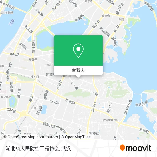湖北省人民防空工程协会地图