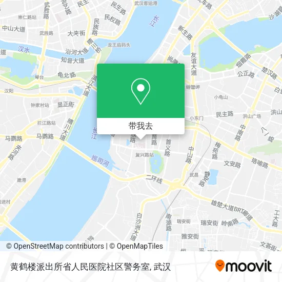 黄鹤楼派出所省人民医院社区警务室地图