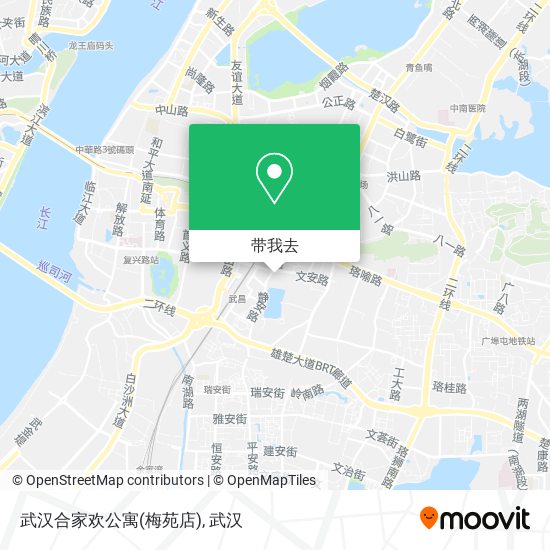 武汉合家欢公寓(梅苑店)地图