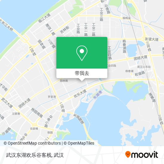 武汉东湖欢乐谷客栈地图
