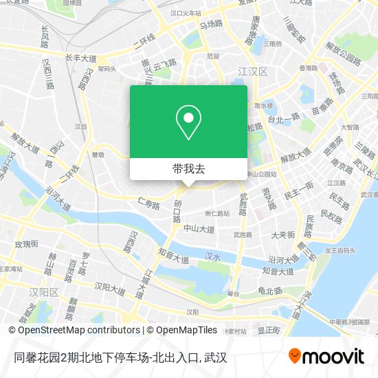 同馨花园2期北地下停车场-北出入口地图