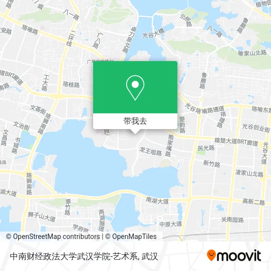 中南财经政法大学武汉学院-艺术系地图