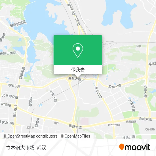 竹木钢大市场地图
