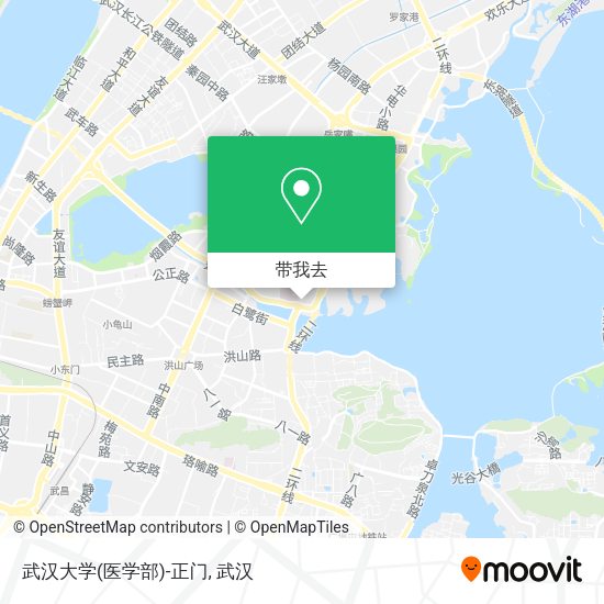 武汉大学(医学部)-正门地图