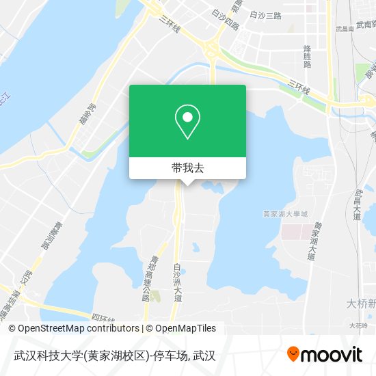 武汉科技大学(黄家湖校区)-停车场地图