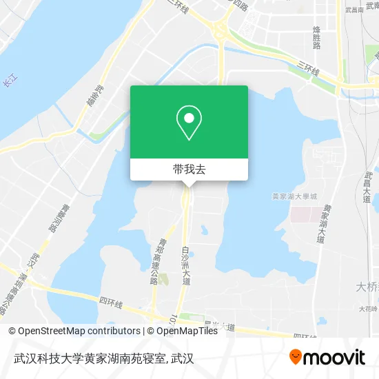 武汉科技大学黄家湖南苑寝室地图