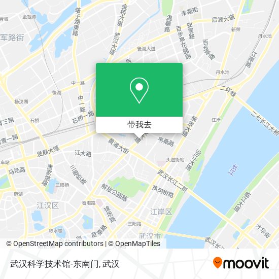 武汉科学技术馆-东南门地图