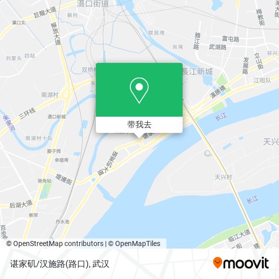 谌家矶/汉施路(路口)地图