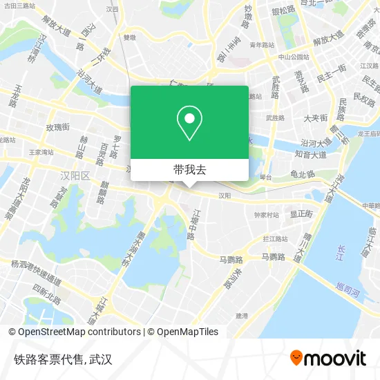 铁路客票代售地图