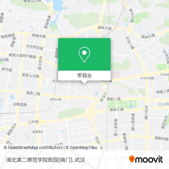 湖北第二师范学院医院(南门)地图
