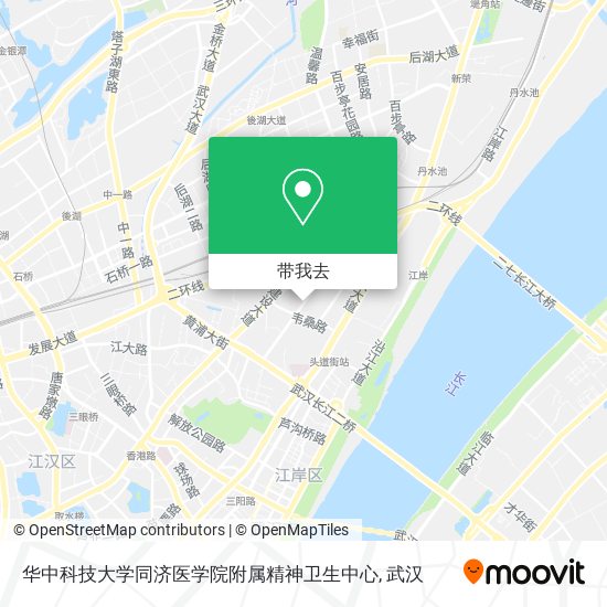 华中科技大学同济医学院附属精神卫生中心地图