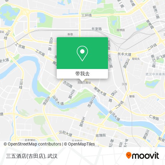 三五酒店(古田店)地图