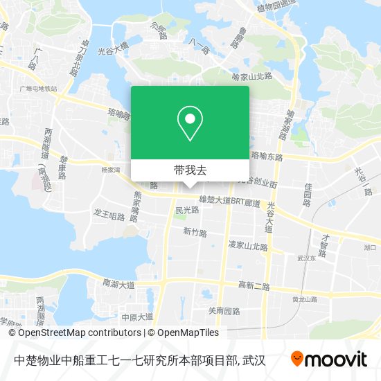 中楚物业中船重工七一七研究所本部项目部地图