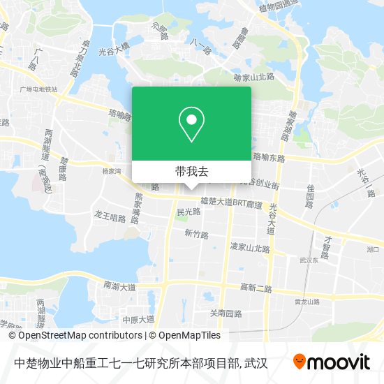 中楚物业中船重工七一七研究所本部项目部地图