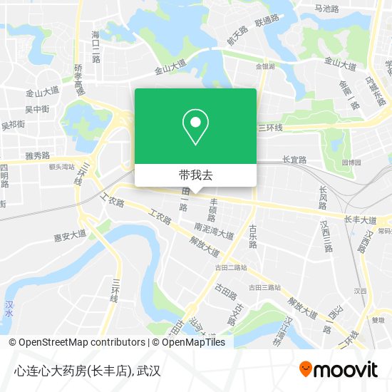 心连心大药房(长丰店)地图