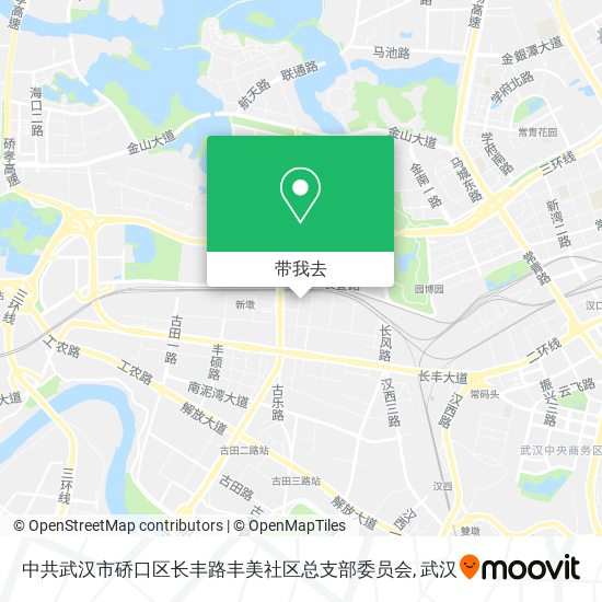 中共武汉市硚口区长丰路丰美社区总支部委员会地图