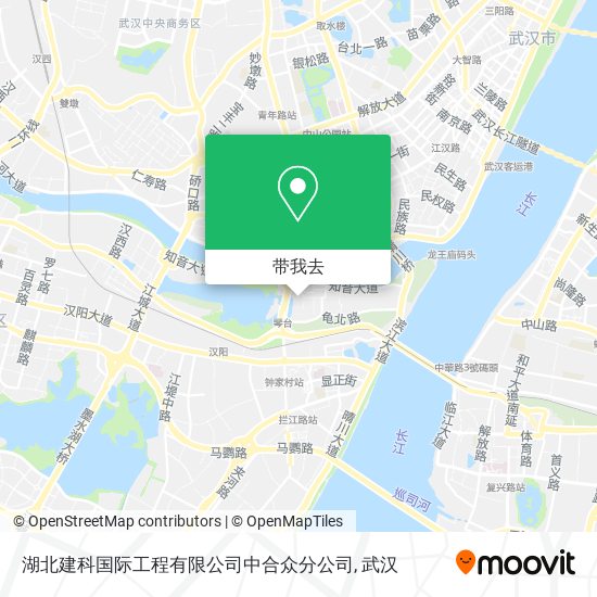 湖北建科国际工程有限公司中合众分公司地图