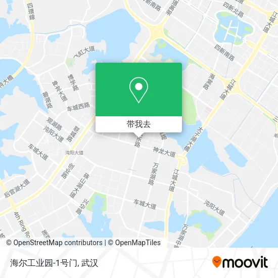 海尔工业园-1号门地图