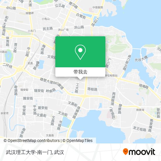 武汉理工大学-南一门地图