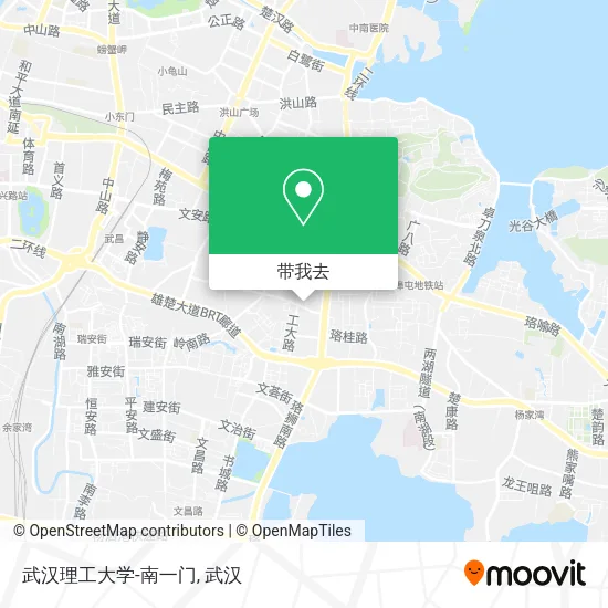 武汉理工大学-南一门地图