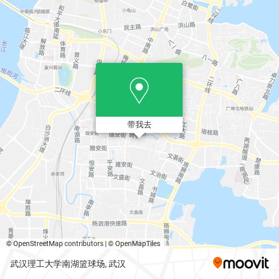 武汉理工大学南湖篮球场地图