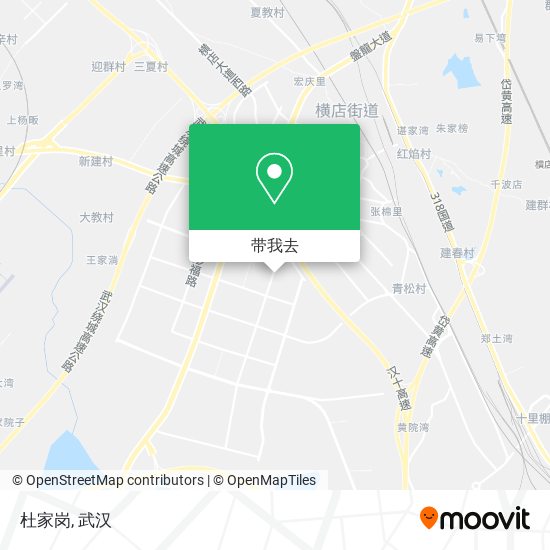 杜家岗地图