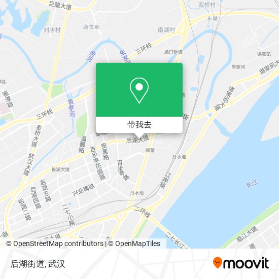 后湖街道地图