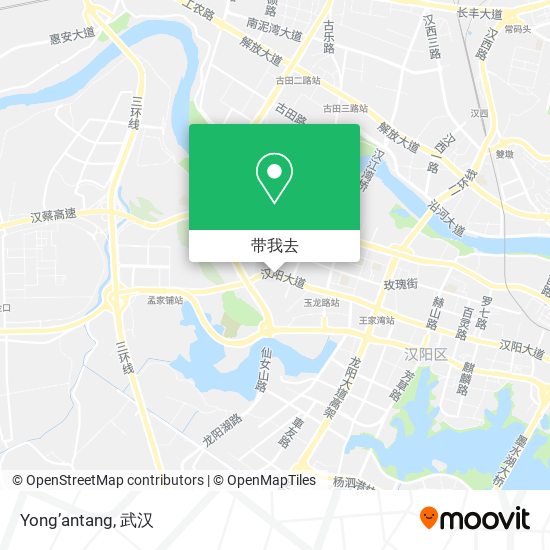 Yong’antang地图