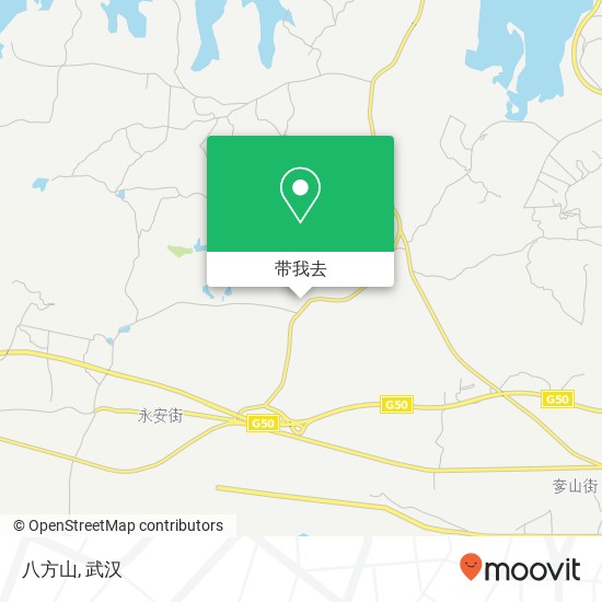 八方山地图