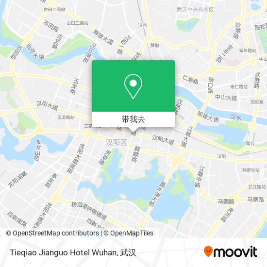 Tieqiao Jianguo Hotel Wuhan地图