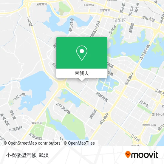 小祝微型汽修地图