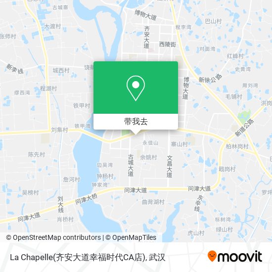 La Chapelle(齐安大道幸福时代CA店)地图