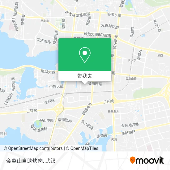 金釜山自助烤肉地图