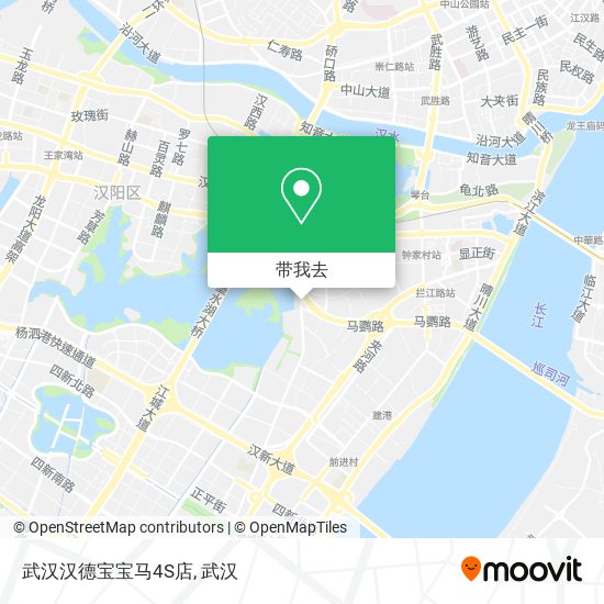 武汉汉德宝宝马4S店地图