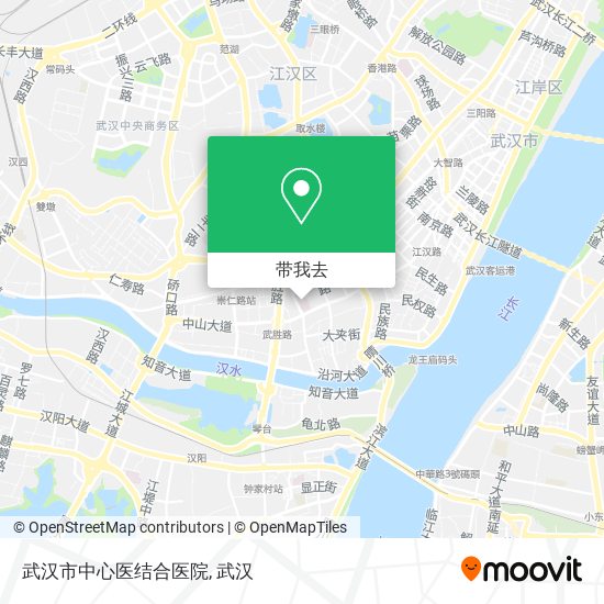 武汉市中心医结合医院地图