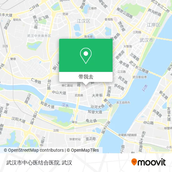武汉市中心医结合医院地图