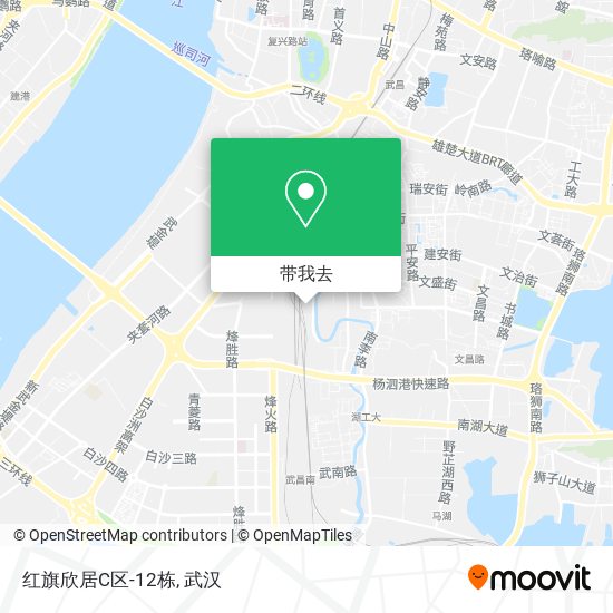 红旗欣居C区-12栋地图