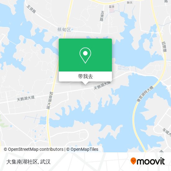大集南湖社区地图