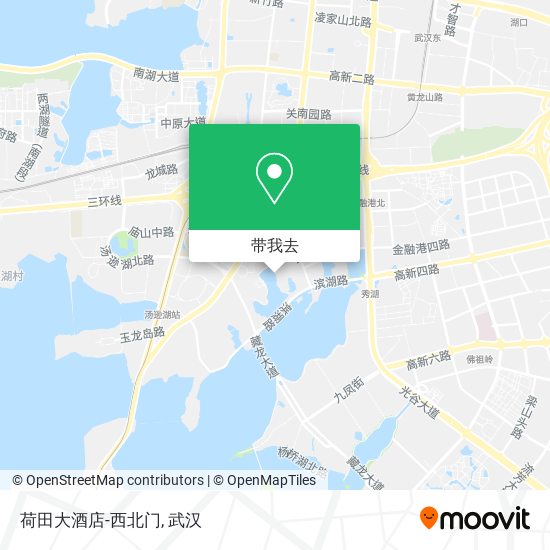 荷田大酒店-西北门地图