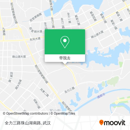 全力三路珠山湖南路地图